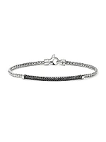 JH Essentials Pavé Sterling Silver & Sapphire Bracelet