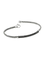 JH Essentials Pavé Sterling Silver & Sapphire Bracelet