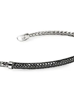 JH Essentials Pavé Sterling Silver & Sapphire Bracelet