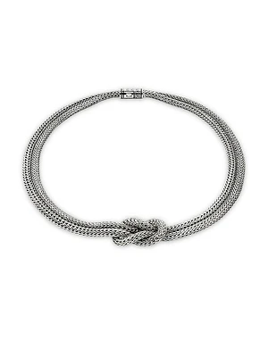 Love Knot Sterling Silver Necklace