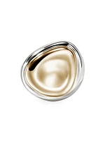 Pebble 14K Yellow Gold & Sterling Silver Ring