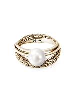 JH Essentials 14K Yellow Gold & Cultured Freshwater Pearl Ring