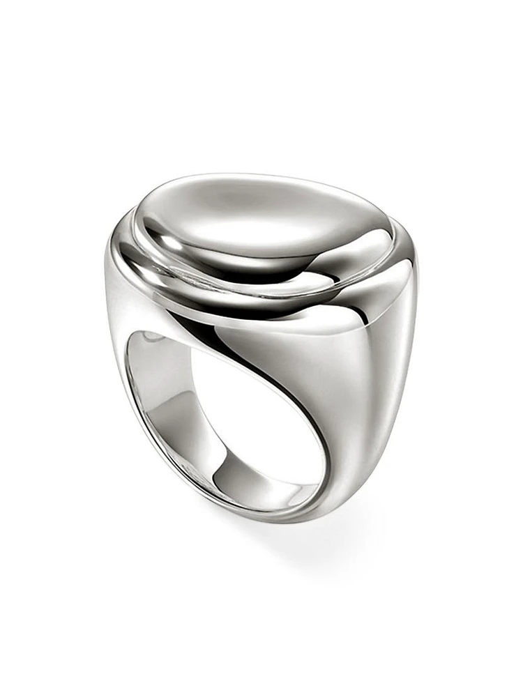 Pebble Sterling Silver Ring