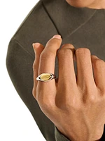 Pebble 14K Yellow Gold & Sterling Silver Ring