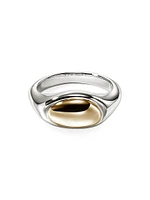 Pebble 14K Yellow Gold & Sterling Silver Ring