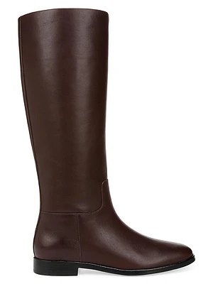 Margaret Wide-Calf Leather Boots