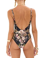 Floral Underwire One-Piece Swimsuit