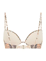 Printed Underwire Bikini Top