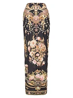 Floral-Print Sarong