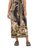 Floral-Print Sarong