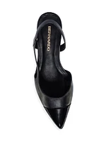 Monroe Leather Slingback Pumps