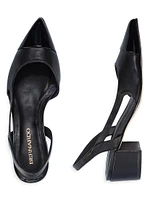 Monroe Leather Slingback Pumps