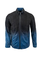 Leather Degrade Jacket