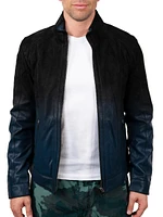 Leather Degrade Jacket