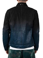 Leather Degrade Jacket