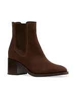 Joelle 60MM Waterproof Suede Booties