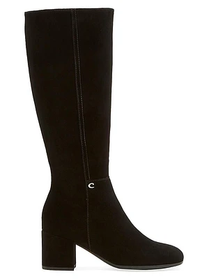 Jemma 60MM Suede Knee-High Boots