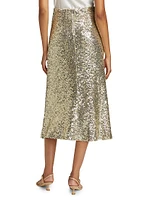 Maeve Sequin Slip Skirt