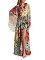 Malinda Printed Caftan Dress