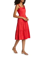 Saige Tiered Midi-Dress