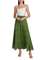 Aisha Tiered Midi-Skirt