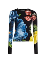 Delaina Floral Long-Sleeve Top