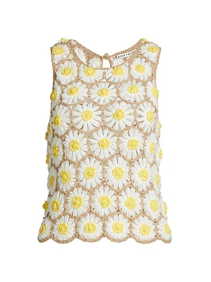 Reva Daisy Crochet Shell