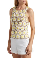 Reva Daisy Crochet Shell