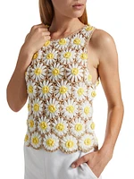 Reva Daisy Crochet Shell