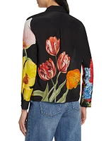 Willa Floral Silk Blouse