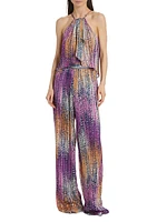 Leora Tie-Dye Dotted Jumpsuit