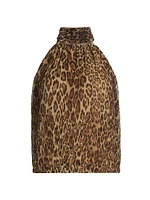 Lilla Leopard Halter Top