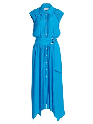 Ivy Belted Sleeveless Shirtdress