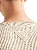 Cashmere and Linen V-Neck Sweater