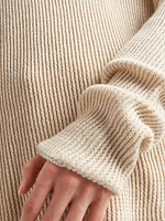 Cashmere and Linen V-Neck Sweater