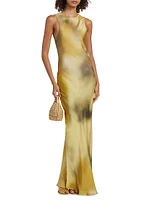 Jufre Anais Tie-Dye Maxi Dress