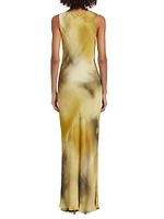 Jufre Anais Tie-Dye Maxi Dress