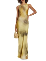 Jufre Anais Tie-Dye Maxi Dress