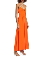 Ceibo Francine Notch Midi-Dress