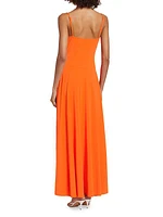 Ceibo Francine Notch Midi-Dress