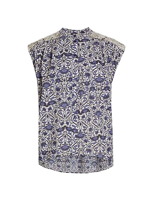 Alvear Celia Floral Cotton Sleveless Top