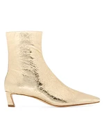 Cosmo 40MM Metallic Leather Booties