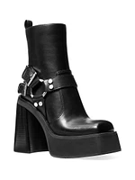 Crosby Moto 125MM Leather Platform Booties