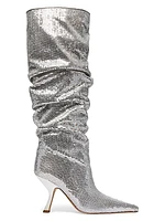 Luna Galvanized Tall Slouchy Boots