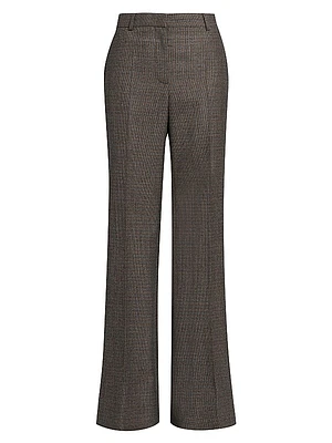 Wool Wide-Leg Trousers