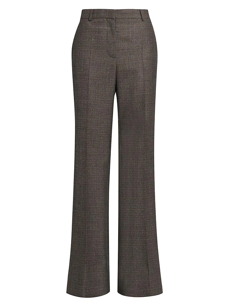 Wool Wide-Leg Trousers