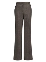 Wool Wide-Leg Trousers