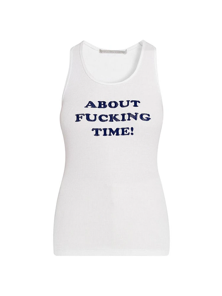 About F* Time Scoopneck Tank Top