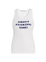 About F* Time Scoopneck Tank Top