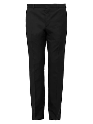 Slim-Fit Wool Trousers